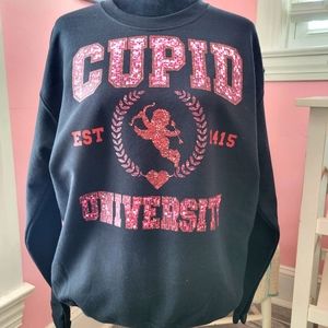 Cupid University est. 1415 "DTF" printed sweatshirt